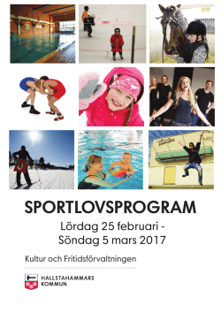 SportlovSprogram - Hallstahammars kommun