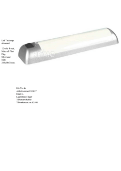 Led Taklampa silversand 12 volt, 4 watt, Material: Plast Färg