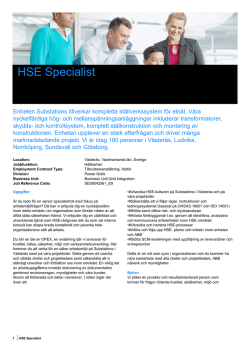 HSE Specialist