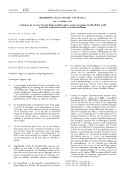 Verordening (EU) nr. 1024/2013 van de Raad van 15 oktober 2013