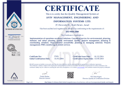 certificate - Aviv