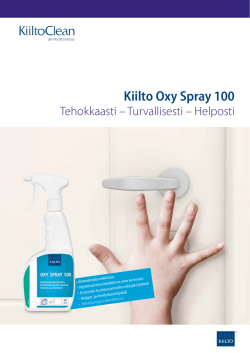 Kiilto Oxy Spray 100