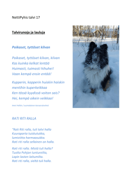 Talvilauluja - Oulun seurakunnat