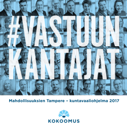 vastuunkantajat - Tamperelainen Kokoomus