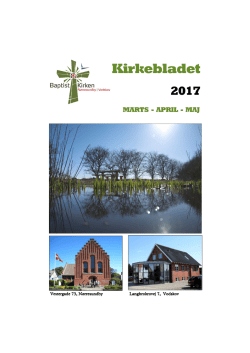 Kirkeblad - Baptistkirken Nørresundby