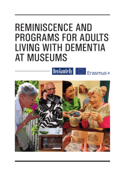 reminiscence and programs for adults living with