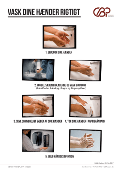 Vask dine hænder rigtigt