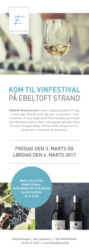 Vinfestival - Hotel Ebeltoft Strand