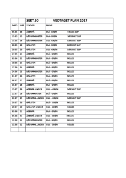Flyveplan 2017