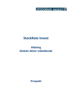 Prospekt - StockRate Invest