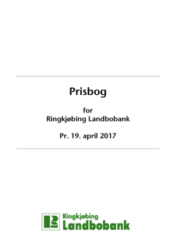 Prisbog - Ringkjøbing Landbobank