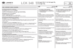 LCK 348 0.5–5.0 mg/L PO4-P / 1.5–15.0 mg/L PO4 1.2–11.5 mg/L