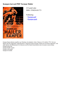 Kampen last ned PDF Norman Mailer