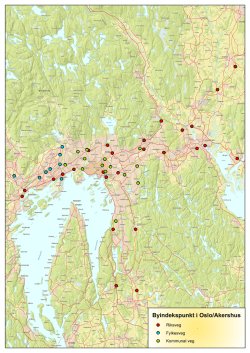 Vedlegg - Bymiljøavtale - Kart Byindekspunkt Oslo Akershus