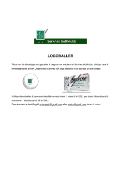 logoballer - Sorknes Golfklubb