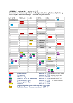 Møtekalender - Nes kommune