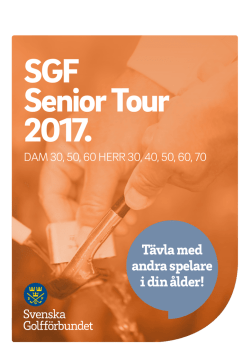 SGF Senior Tour 2017.