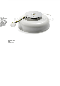 Rotor Med SläpkontaktRoterande displayställ. 220V. Kabelns längd