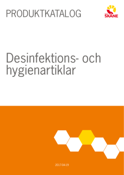 Desinfektions- och hygienartiklar