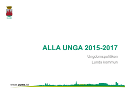 ALLA UNGA 2015-2017