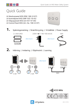 Quick Guide - LK Systems