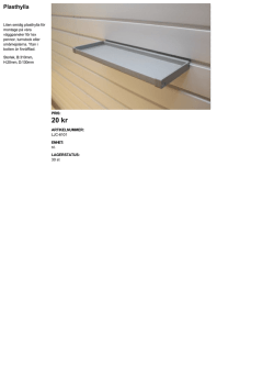 20 kr - Mellby Garage Webshop