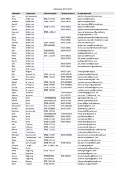 Adresslista