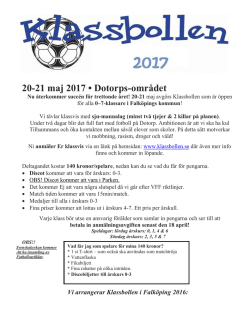 inbjudan elev - Klassbollen Falköping