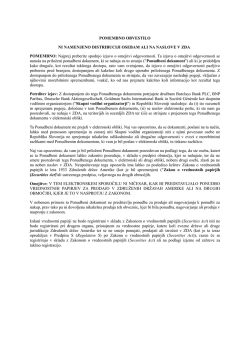 Ponudbeni dokument za 2. izdajo obveznice RS78