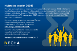 Muistatko vuoden 2008? - ECHA