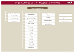 Organisationsdiagram - Hospitalsenhed Midt