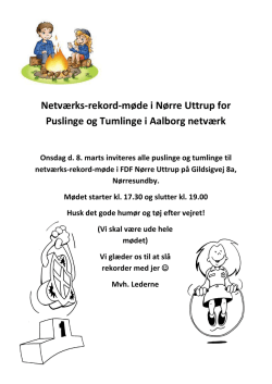 Netværks-rekord-møde i Nørre Uttrup for Puslinge og