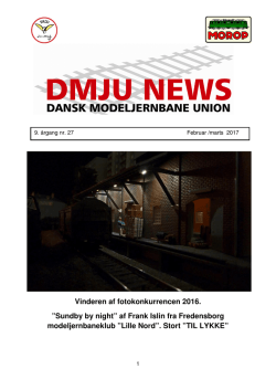 DMJU NEWS nr. 27. Marts 2017