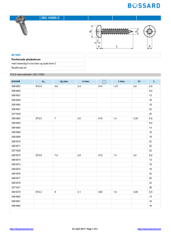 ISO 14585 C - Bossard e-Shop