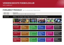 Hent Program som PDF - DBU Verdens Bedste Fodboldklub
