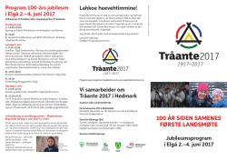 Folder Tråante 2017