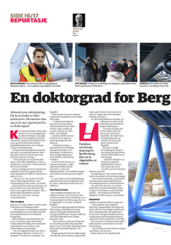 En doktorgrad for Bergsøysundbr