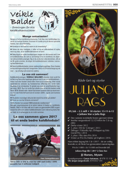 juliano rags - Stall Antonsen