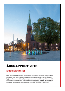 Årsrapport 2016 - Den norske kirke