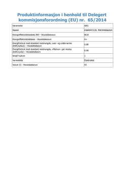 (EU) nr. 65/2014