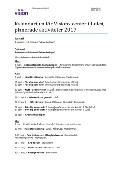 Kalendarium Visions center i Luleå 2017_3