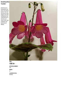 109 kr - Blommia