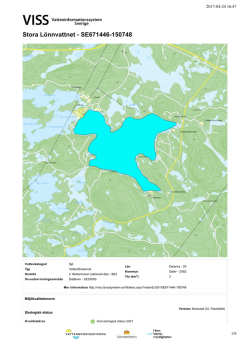 Stora Lönnvattnet - Sjö - VISS - VattenInformationsSystem för Sverige