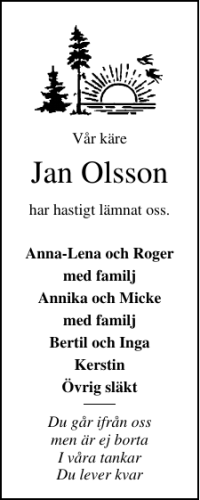 Jan Olsson - Minnesrummet