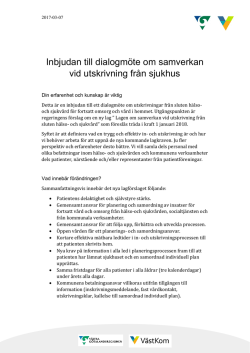 Inbjudan - Skaraborgs Kommunalförbund