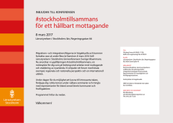 Program - L&auml;nsstyrelserna