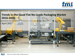 Forecast On Quad Flat No-Leads Packaging Market Global Industry Analysis and Trends till 2026