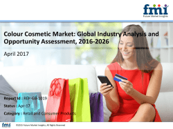 Colour Cosmetic Market Poised for Robust CAGR of over 4.8% through 2026