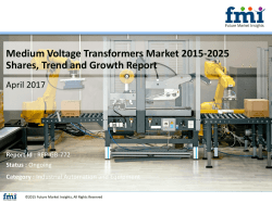 Global Medium Voltage Transformers Market Set for Rapid Growth And Trend, by 2025