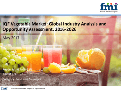 IQF Vegetable Market